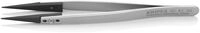 KNIPEX Pinzette mit Wechselspitzen ESD Glatt 130 mm