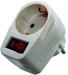 AS Schwabe SCHUKO-STECKDOSE M.BEL.I/O / SCHWAB ZWISCHENSTECKER 45037