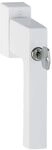 HOPPE Fenstergriff TOULON Sperrzylinder Secustik, VK 32-42 mm, weiss