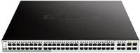 D-Link 52-Port Layer2 Smart Managed 48x PoE Gigabit Switch - Switch - Glasfaser (LWL)