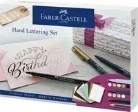 FABER-CASTELL Handlettering - Koralle - Cyan - Gr&uuml;n - Metallic black - Gelb -