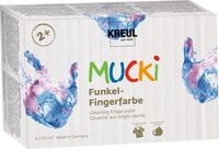 C. Kreul GmbH & Co.KG MUCKI Funkel-Fingerfarbe 6er Set 150 ml