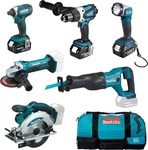 MAKITA DLX6046, Makita DLX6046 Akku-Spezialset