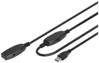 DIGITUS Aktives USB 3.0 Verl&auml;ngerungskabel, 15 m