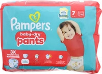 Pampers Baby Dry Pants Gr.7 Extra Large 15+kg Windeln Single Pack 18 St&uuml;ck