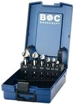 BOHRCRAFT Kegelsenker-Satz DIN335C Z=3 90 Grad HSS 6-teilig i.Kunststoffkassette