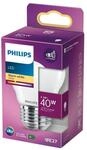 Philips LED Lampe classic 40W E27 P45 WW FR ND wei&szlig;