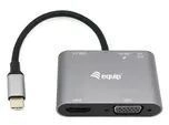 Equip USB-C 5-in-1 Multifunktionsadapter - Kabelgebunden - USB 3.2 Gen 1 (3.1 Gen 1)