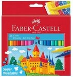 FABER-CASTELL CASTLE - Filzstift - verschiedene Farben (Packung mit 36)