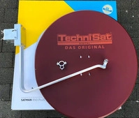 TECHNISAT 1485/1444, TechniSat SAT-SPIEGEL 85CM+AZ+SCHELLE / TECHNI 1485/1444...