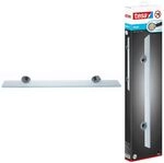tesa&reg; SMOOZ Glasablage, satiniertes Glas Badablage ohne Bohren