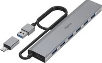 Hama 200137 USB-Hub, 7 Ports, 5 Gbit/s, + Power