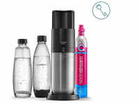 SODASTREAM 1016912490, SodaStream E-DUO Wassersprudler Titan Inkl. 1L Glasflasche,1L