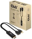 Club 3D Videoadapter - HDMI m&auml;nnlich zu DisplayPort weiblich