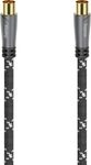 Hama 205073 Antennen-Kabel, 120dB, 10m
