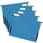 herlitz H&auml;ngetasche, A4, blau, 5er Packung