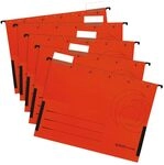 herlitz H&auml;ngetasche, A4, rot, 5er-Packung