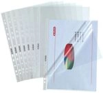 herlitz Prospekth&uuml;lle, A4, genarbt, oben und seitlich offen, 10er Packung