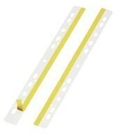 Durable Heftstreifen Filefix A4 selbstkleb 25x297mm transp50