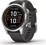 GARMIN 010-02776-01, Garmin Fenix 7S Pro Solar, Graphit/Edelstahl