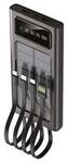 2GO Powerbank Solar mit LED Taschenlampe schwarz - Micro (AAA)