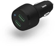 Hama KFZ-Ladeger&auml;t 201632 KFZ-Lader, 2xUSB-C, PD/QC ,45W