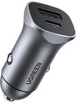 Ugreen Auto-Netzteil - 18 Watt - 3 A - PD 3.0, QC 4.0 - 2 Ausgabeanschlussstellen