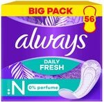 always Daily Fresh Normal ohne Duft BigPack,56Stk. Slipeinlage