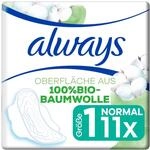 always Ultra Binde Cotton Protection Normal mit Fl&uuml;geln 11 - Magic Paper Damenbinden