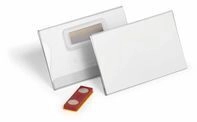 Durable Namensschild m Magnet verdrehsicher 54x90mm 25er PAK