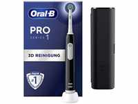 Oral-B Pro 1 Cross Action Black mit Reiseetui Elektrische Zahnbürste