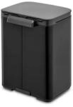 Brabantia Bo M&uuml;lleimer, 4L - Matt Black M&uuml;lleimer
