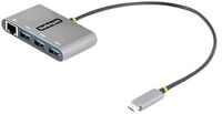 StarTech.com 3-Port USB-C Hub with Ethernet, 3x USB-A Ports, Gigabit Ethernet,...
