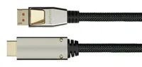 PYTHON DisplayPort 1.4 an HDMI 2.0 Kabel Nylong. schwarz - Kabel -