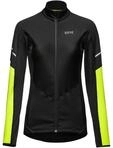 GOREWEAR Gore Wear M Women Thermo Zip Shirt Langarm black/neon yellow XXS