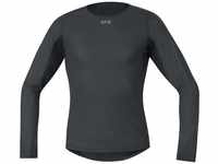 Gore Wear M Gore Windstopper Base Layer Thermo Shirt Langarm black L...