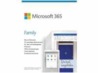 Microsoft 6GQ-01154, Microsoft 365 Family, PKC, 6 Nutzer, Win/Mac/iOS/Android