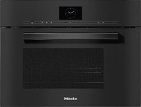 Miele 23764024D, Miele DGM 7640 Dampfgarer mit Mikrowelle Obsidianschwarz