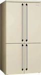 Smeg FQ960P6, Smeg FQ960P6 French-Door Stand-K&uuml;hl-/Gefrierkombination Victoria Creme
