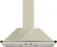 Smeg KT90PE, Smeg KT90PE Dekor-Kaminwandhaube Creme 90 cm Victoria