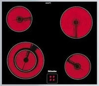 Miele 26601250D, Miele KM 6012 Herdgesteuertes Elektrokochfeld
