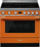 Smeg CPF9IPOR, Smeg CPF9IPOR Portofino-Induktions-Kochzentrum Orange 90 cm
