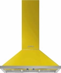 Smeg KPF9YW, Smeg KPF9YW Dekor-Wandhaube Gelb 90 cm Portofino