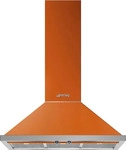 Smeg KPF9OR, Smeg KPF9OR Dekor-Wandhaube Orange 90 cm Portofino
