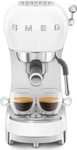 Smeg ECF02WHEU, Smeg ECF02WHEU Espressomaschine mit Siebtr&auml;ger 50's Style Wei&szlig;