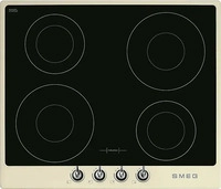 Smeg SI964PM, Smeg SI964PM Einbau-Induktionskochfeld Creme 60 cm Victoria-Design