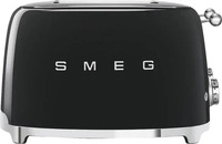 Smeg TSF03BLEU, Smeg TSF03BLEU 50's Style Toaster 4-Schlitz, Schwarz