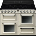 Smeg TR4110IP2, SMEG TR4110IBL2 Standherd mit Induktion 110 cm Victoria Creme