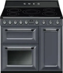 Smeg TR93IGR2, Smeg TR93IGR2 Standherd mit Induktion 90cm Victoria Slate Grey