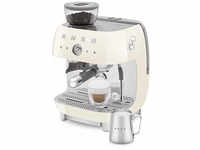 Smeg EGF03CREU, Smeg EGF03CREU Espressomaschine mit integriertem Mahlwerk 50's Style